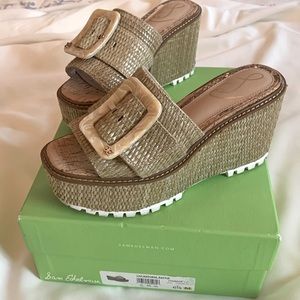 Women's Livi Buckle Platform Wedge Espadrille